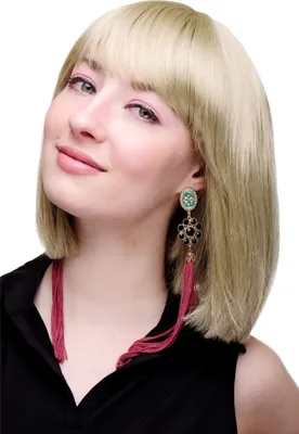 Produktbild von WIG ME UP Perücke, blonder Bob, 7803-22