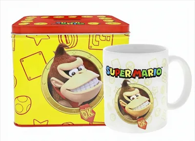Produktbild von Nintendo Super Mario Bros Donkey Kong Tasse &#43  Geld-Box-Set