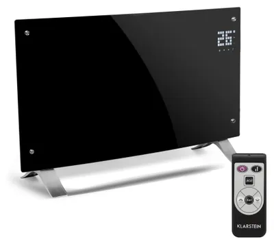 Obrázek produktu pro Klarstein Elektrický ohřívač, konvektorový ohřívač volně stojící nebo na zeď, energeticky úsporný mobilní elektrický ohřívač, tichý elektrický ohřívač, volně stojící elektrický ohřívač s termostatem, 2000 W