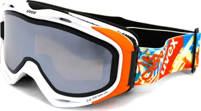 Produktbild von UVEX g.gl 300 TO White/Orange Skibrille + Take Off Wechselscheibe Silber blk Ski Snowboard