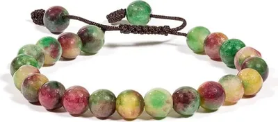 Immagine prodotto di Mala/bracciale Agata 21 Perle Regolabili --set Da 2 Pezzi - 0,8 Cm