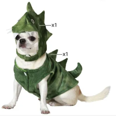 Immagine prodotto di Costume da cane taglia L Dinosauro