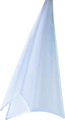 Produktbild von Bagnoxx Duschdichtung Spaltdichtung 2m, Wanddichtung für Duschkabine im Bad, 6mm Glasstärke, transparentes PVC Profil als Duschwand Dichtung, Abdichtung Dusche zwischen Wand und Glaselement
