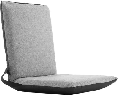 Produktbild von InnovaGoods Liegesessel Sitinel, Bodenliegesessel, Grau, One Size, 6 Positionen, 90°-180° verstellbar, ergonomisch, multifunktional, mit Tragegriff, Baumwolle, Polyester, Metall, bis 120 kg, für Kinder & Erwachsene