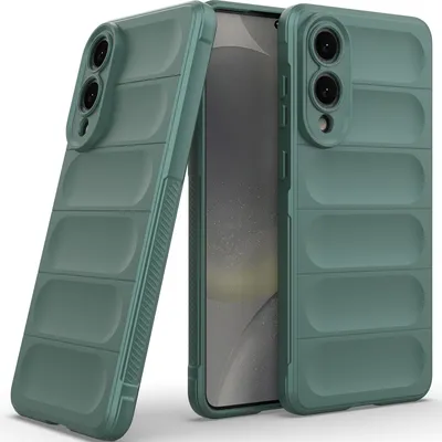 Immagine prodotto di Custodia per Samsung Galaxy S25 Edge Custodia protettiva in silicone TPU morbido antiurto verde