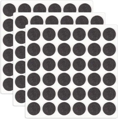 Imagen del producto de Alfombrilla adhesiva para muebles, 15 mm de grosor, paquete de 105 unidades, protector contra arañazos para suelos