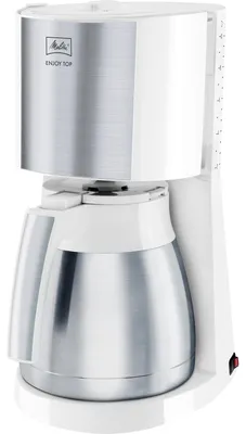 Produktbild von Melitta Enjoy II Top Therm, Filterkaffeemaschine, Gemahlener Kaffee, 1000 W, Weiß