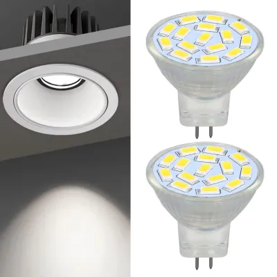 Obrázok produktu pre 2 kusy žiaroviek LED MR11 12V 3W keramická pätica žiarovka bez UV žiarenia na ochranu zraku do spálne obývačky