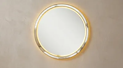 Image de Miroir. Éclairage. Confortable. Élégant. En verre. Pratique. Robuste. Polyvalent