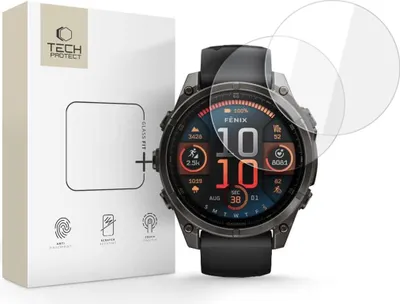 Immagine prodotto di Tech-Protect Glass Fit+ Skärmskydd för Garmin Fenix 8 47mm, 2-pack