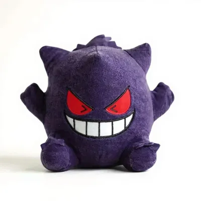 Produktbild von Gengar Plüschtier 18 cm – Pokémon Kuscheltier – Weiches Spielzeug für Kinder