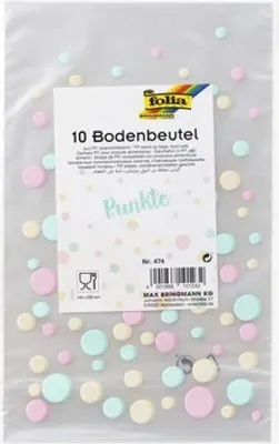 Immagine prodotto di folia 474 folia Bodenbeutel "Punkte", Maße: (B)145 x (H)235 mm