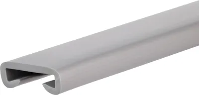 Produktbild von QUEST Handlauf PVC 8x40mm, 1m, Treppenhandläufe PREMIUM, Kunststoffhandlauf, silbern