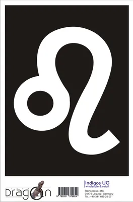 Produktbild von Aufkleber / Autoaufkleber - JDM / Die cut / Auto / OEM - Löwe Sternzeichen 120x100mm weiß - Heckscheibe / Heckscheibenaufkleber