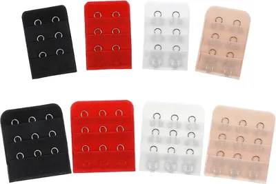 Produktbild von BH-Verlängerung 8 Stück, Elastische BH-Erweiterung Mit 2 Oder 3 Haken, Für Schwangere Und Bei Gewichtsschwankungen