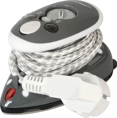Zdjęcie produktu dla JAGO Żelazko parowe Travel, szare, 260 - 420 W