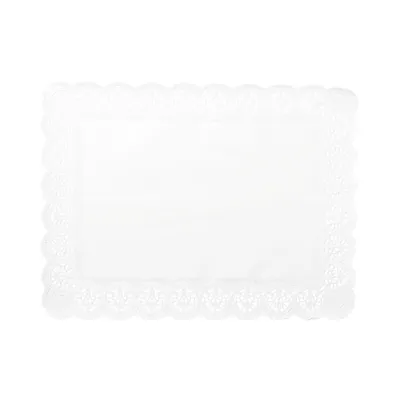 Produktbild von Demmler Tortenspitzen Rechteckig - zum Dekorieren oder als Unterlage für Torten - 40x30cm - 100 Stück - 4040101001