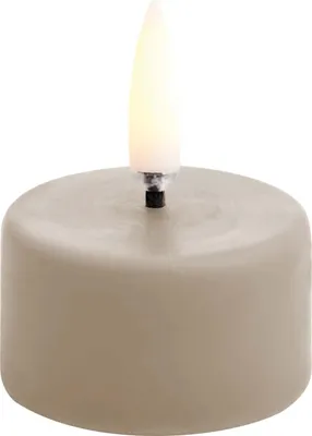 Produktbild von Uyuni Lighting LED Teelicht 400 SANDSTONE taupe | Ø4x2,5cm