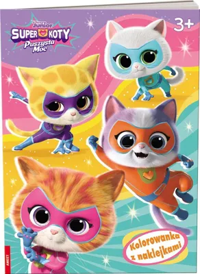Produktbild von Supercats. Malbuch mit Aufklebern