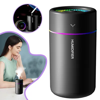 Produktbild von Lufterfrischer, Aroma‑Diffuser mit Lichtern für Ätherische Öle, Geeignet für Auto, Büro, Schlafzimmer, Haus und Reisen