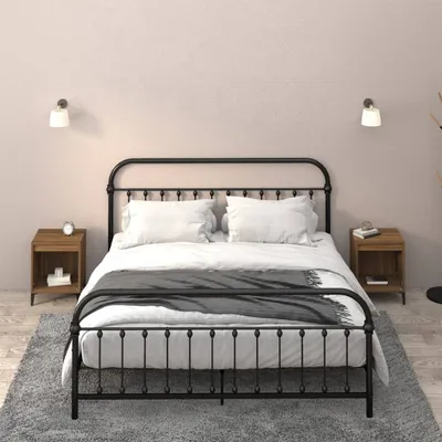 Zdjęcie produktu dla VidaXL 821889, Metal, Drewno, 400 mm, 350 mm, 500 mm, 2 szt.