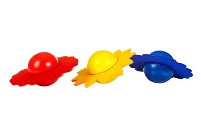Produktbild von Holzspielzeug 3 Blütenkreisel LxBxH 260x260x160mm NEU