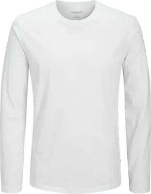 Immagine prodotto di Jack & Jones Organic Basic T-shirt a maniche lunghe Bianco M Uomo Bianco M