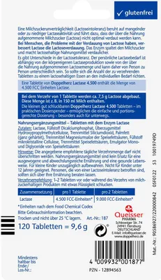 Image de Doppelherz Lactase 4,500 120pcs