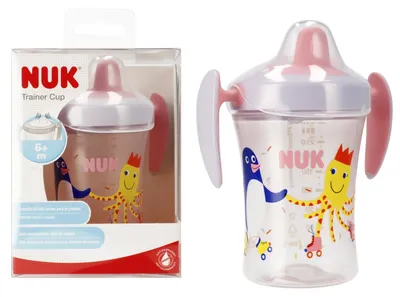 Imagen del producto de NUK Copa de entrenamiento Evo, 230 ml, color rosa, modelo 10751140