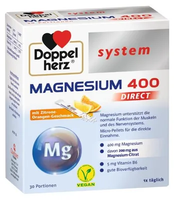 Immagine prodotto di Doppio Cuore Magnesio 400 Pellet sistema diretto 30 Capsule