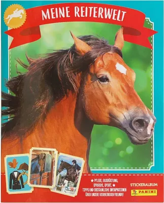 Obrázek produktu pro Koně - Můj jezdecký svět - Sběratelské samolepky - 1 album