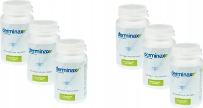 Zdjęcie produktu dla 6X Derminax - Najszybsze i najskuteczniejsze tabletki na trądzik!