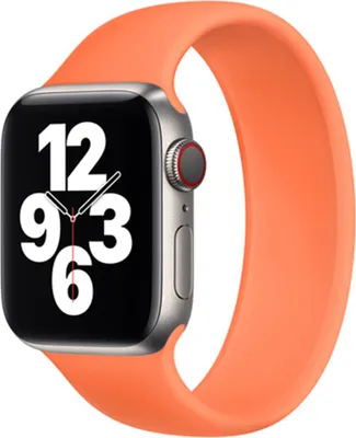 Produktbild von Silikon Solo Loop für das Apple Watch | 38/40/41/42 mm - Größe 3 - Kumquat