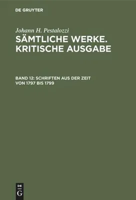 Produktbild von Schriften aus der Zeit von 1797 bis 1799