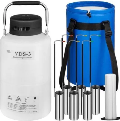 Immagine prodotto di Contenitore per azoto liquido in alluminio da 10 litri