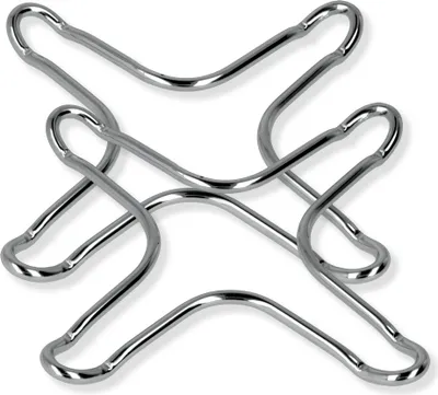 Produktbild von Metaltex 203302, Kochfeld-Pfannenständer, Edelstahl, 2 Stück(e)