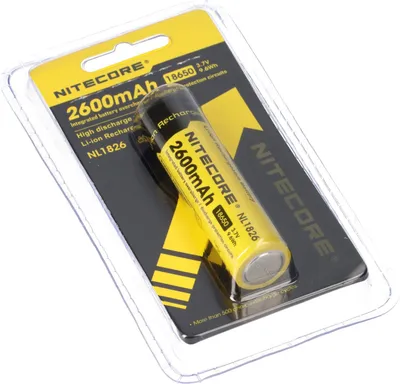 Obrázok produktu pre Nitecore Li-Ion batéria 3,7 V typ 18650 NL1826 2600 mAh