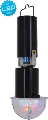 Image de Lampe à effet de fête Näve - plastique - couleur : noir ; 5153161
