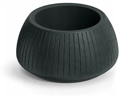 Produktbild von Ethick Coro Bowl TCB40 Pflanzgefäß Anthrazitgrau rund
