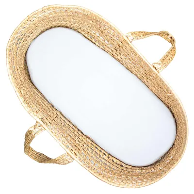 Image de Drap-housse Jeanne - 70 x 30 cm - Blanc | par SEVIRA KIDS