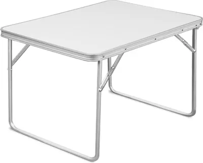 Produktbild von CASARIA® Klapptisch Campingtisch Klappbar 80 x 60 cm Klein Aluminium Tragegriff 3,4 kg Leicht Stabil Gartentisch Beistelltisch Faltbar Camping Zubehör
