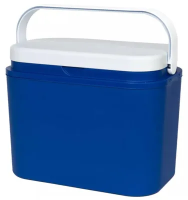 Produktbild von Benson Kühlbox, 10 Liter, 32,5 x 19,6 x 25,7 cm, Blau/Weiß