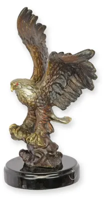 Produktbild von Bronzeskulptur Adler Replikat Retro Design Dekoration