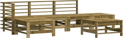 Produktbild von vidaXL 6-tlg. Garten-Lounge-Set Imprägniertes Kiefernholz
