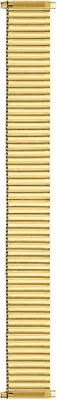 Produktbild von Herzog > Uhrenarmband 18 - 20mm Flex Zugband > Edelstahl gelbgoldfarben