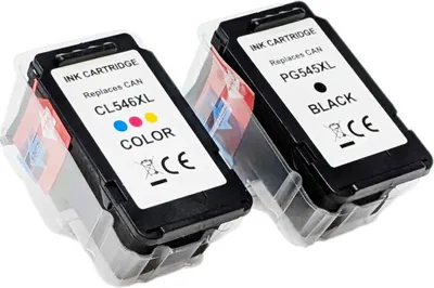 Produktbild von OBV Wiederaufbereitet 545 XL + 546 XL 8286B001 8288B001 - 2x Druckerpatrone passend für Canon MX495 TR4550 TR4551 MG2550s MG2555s TS3150 TS3151 MG3050 MG3051 MG2950 - schwarz, cyan, magenta, gelb