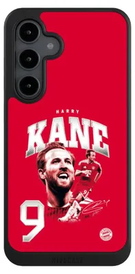 Produktbild von NIVOCASE Hülle für Samsung Galaxy S24 FE 5G  Handyhülle NIVOcore Case Schwarz FC Bayern München FCB Harry Kane