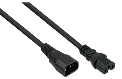 Obrázek produktu pro Kabelmeister SK1450-S050, 5 m, IEC C14, IEC C15, H05RN-F3G, 250 V