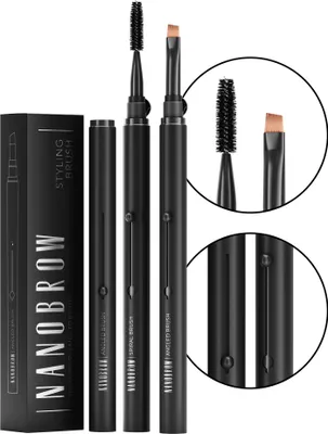 Produktbild von Set Pinsel & Bürste für Augenbrauen Nanobrow Styling Brush - Augenbrauen-Make-up