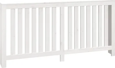 Zdjęcie produktu dla vidaXL Grzejnik boazeryjny biały 169x19x84 cm lite drewno sosnowe